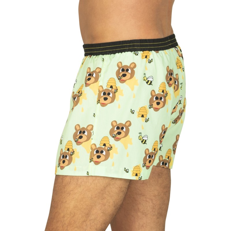 Unabux_Boxershorts_Grün_mit_Motiv