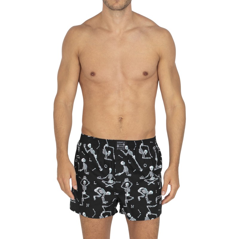LousyLivin_2-erSet_Boxershorts_Blau&Schwarz_mitMotiv
