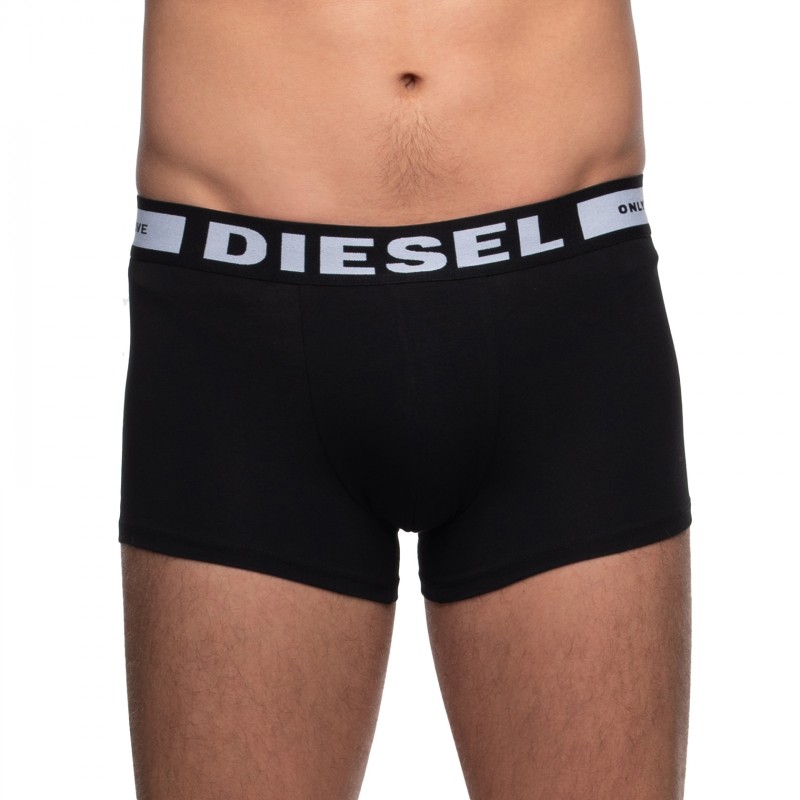Boxerman_Herrenunterwäsche_Boxershorts_Diesel_3-er Set_Trunks_Schwarz Grau & Weiß