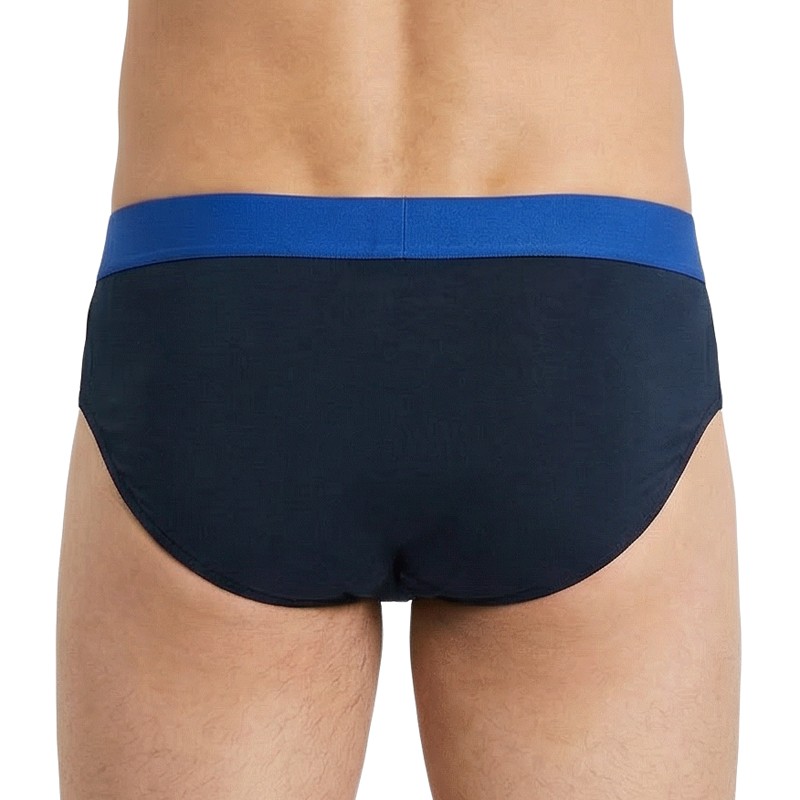 Boxerman_Schiesser_5-erSet_Slips_Schwarz_mit_verschiedenfarbigen_Webbund