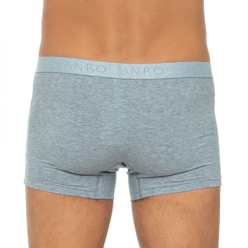 Boxerman_Herrenunterwäsche_Retroshorts_Boxershorts_Hanro_2-er Set_Trunks_Grau