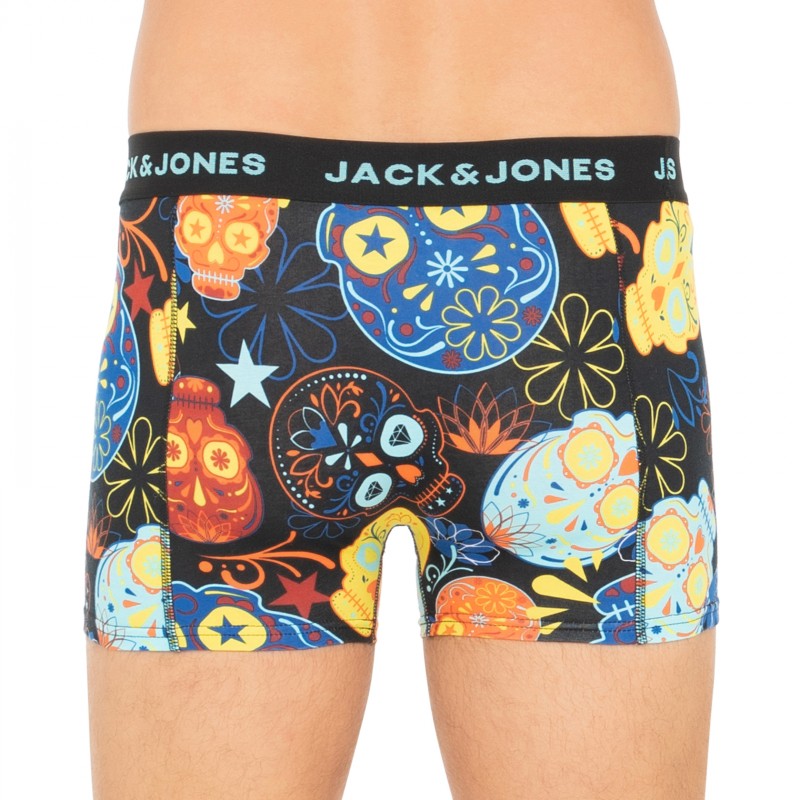 Jack & Jones_3-er Set_Trunks_Schwarz_mit Totenkopf