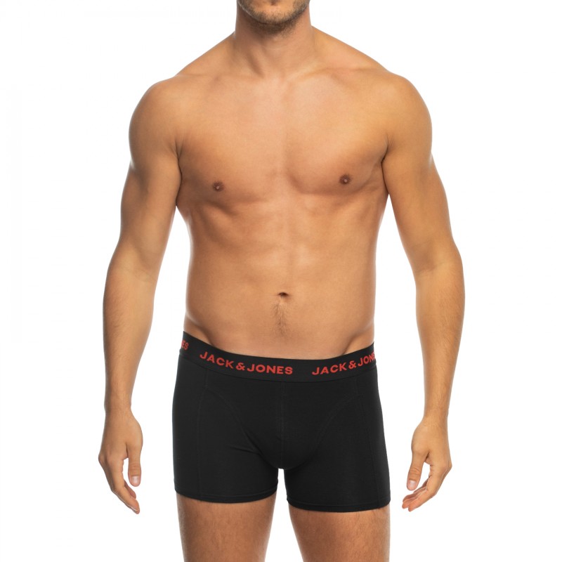 Jack&Jones_5-erSet_Trunks_Schwarz_mitverschiedenfarbigemWebbund