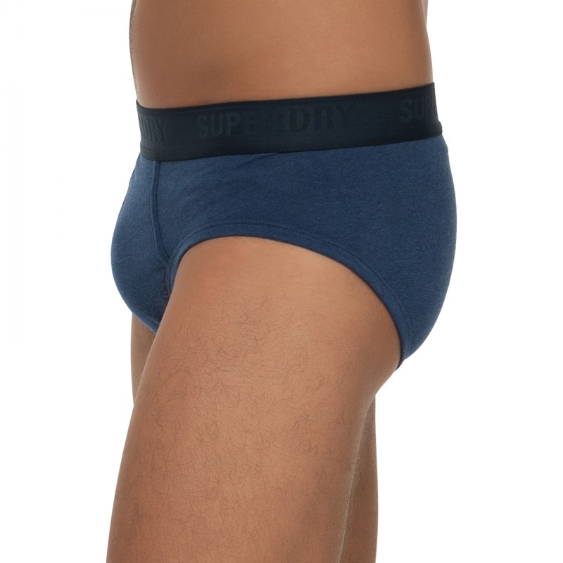 Boxerman_Herrenunterwäsche_Superdry_3-er Set_Slips_Blau