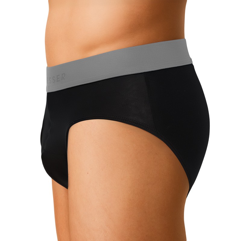 Boxerman_Schiesser_5-erSet_Slips_Schwarz_mit_verschiedenfarbigen_Webbund