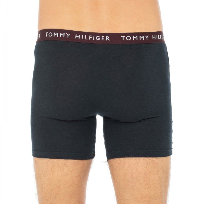 TommyHilfiger_3-erSet_Trunks_Schwarz_mitverschiedenfarbigemWebbund