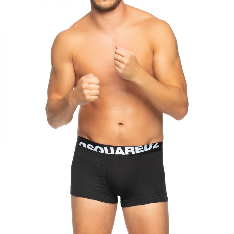 Boxerman_Herrenunterwäsche_Boxershorts_DSQUARED2_Trunks_Schwarz