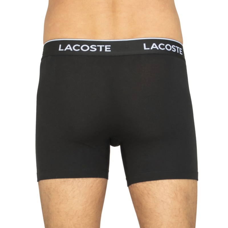 Lacoste 3-er Set Boxer Briefs Schwarz mit Webbund