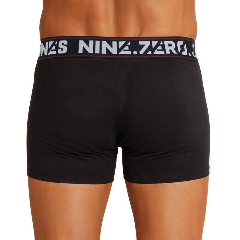 Jack & Jones 7-er Set Trunks Schwarz/Hellgrau mit verschiedenfarbigem Webbund