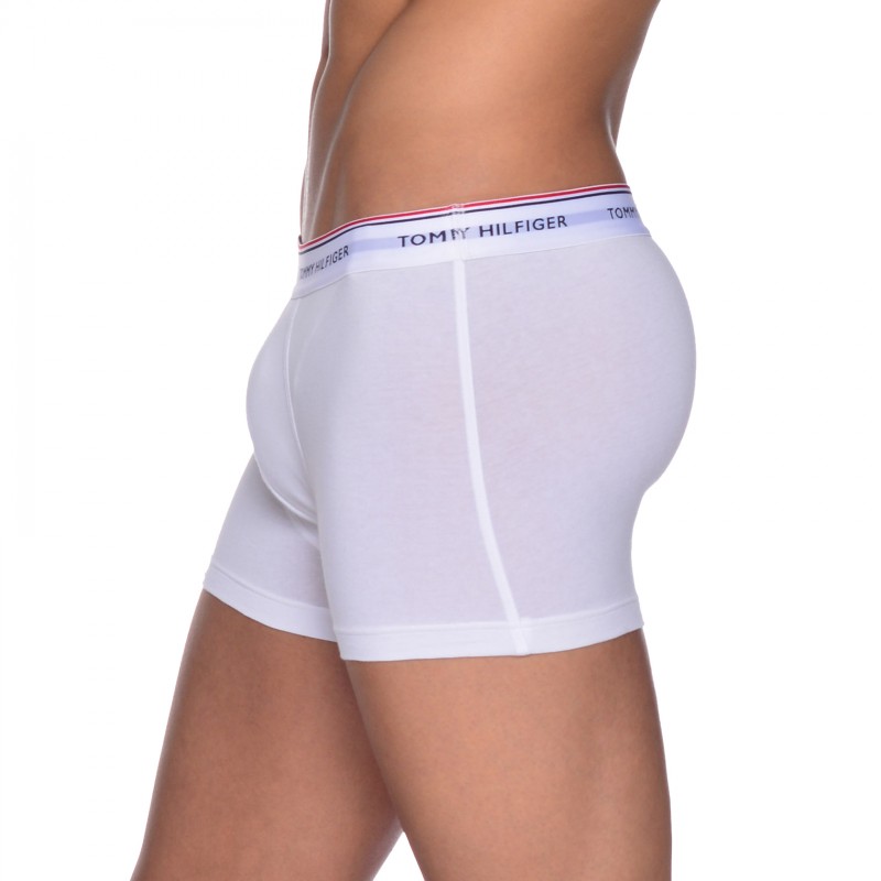 Tommy Hilfiger 3-er Stretch Trunks Weiß, Grau, Schwarz