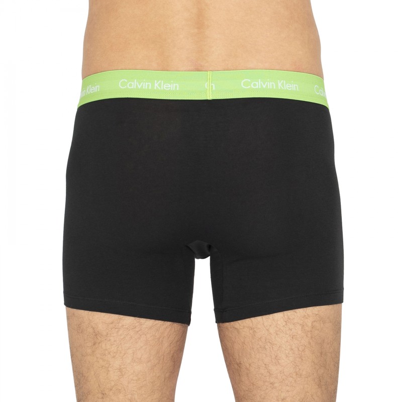 CalvinKlein_5-erSetBoxerBriefs_Schwarz_Priude_mitverschiedenfarbigemWebbund