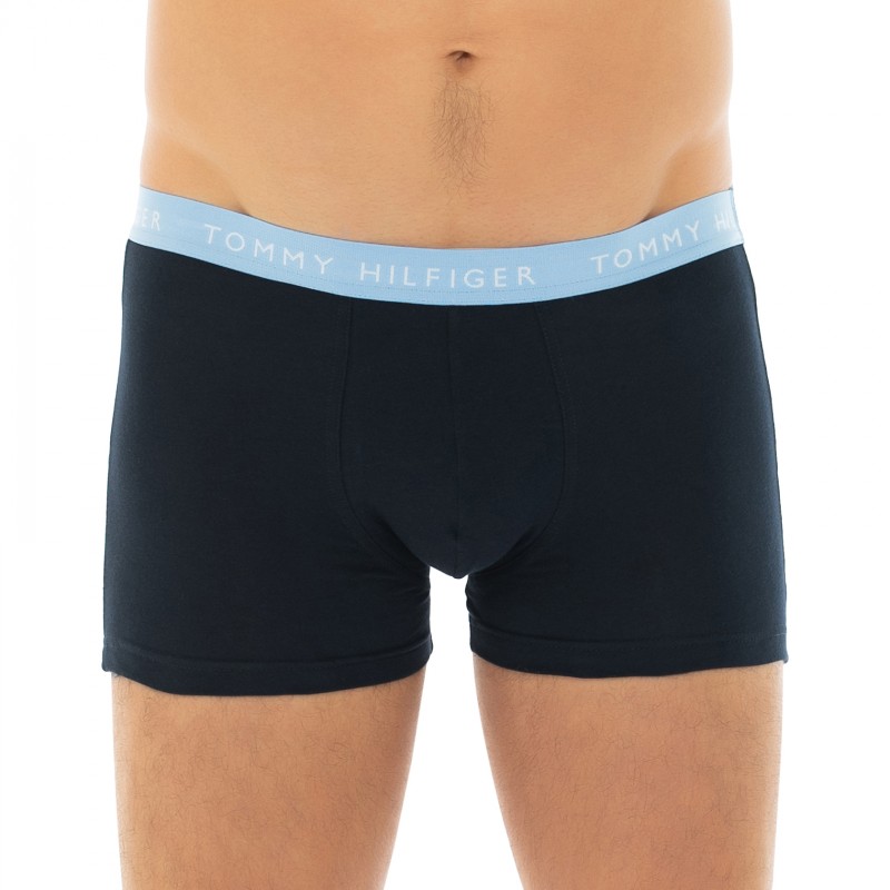 TommyHilfiger_3-erSet_Trunks_Dunkelblau_mitverschiedenfarbigemWebbund