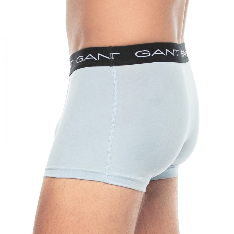 GANT_3-erSet_Trunks_Schwarz,Grau&Hellblau