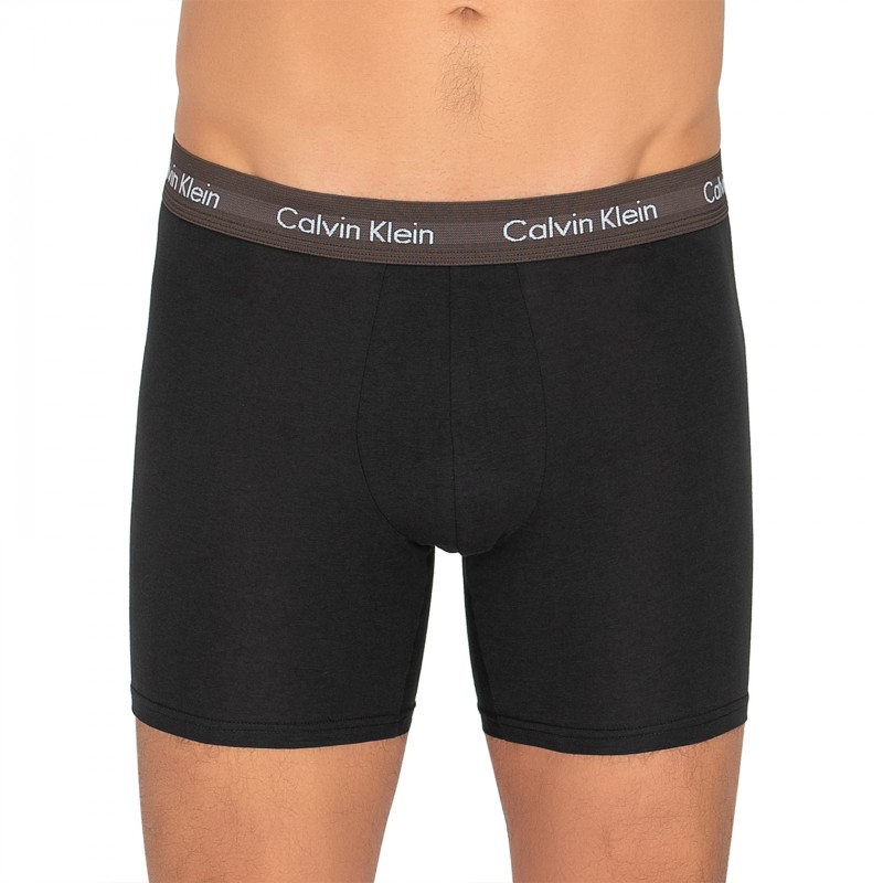 CalvinKlein_5-erSetBoxerBriefs_Schwarz_mitverschiedenfarbigemWebbund