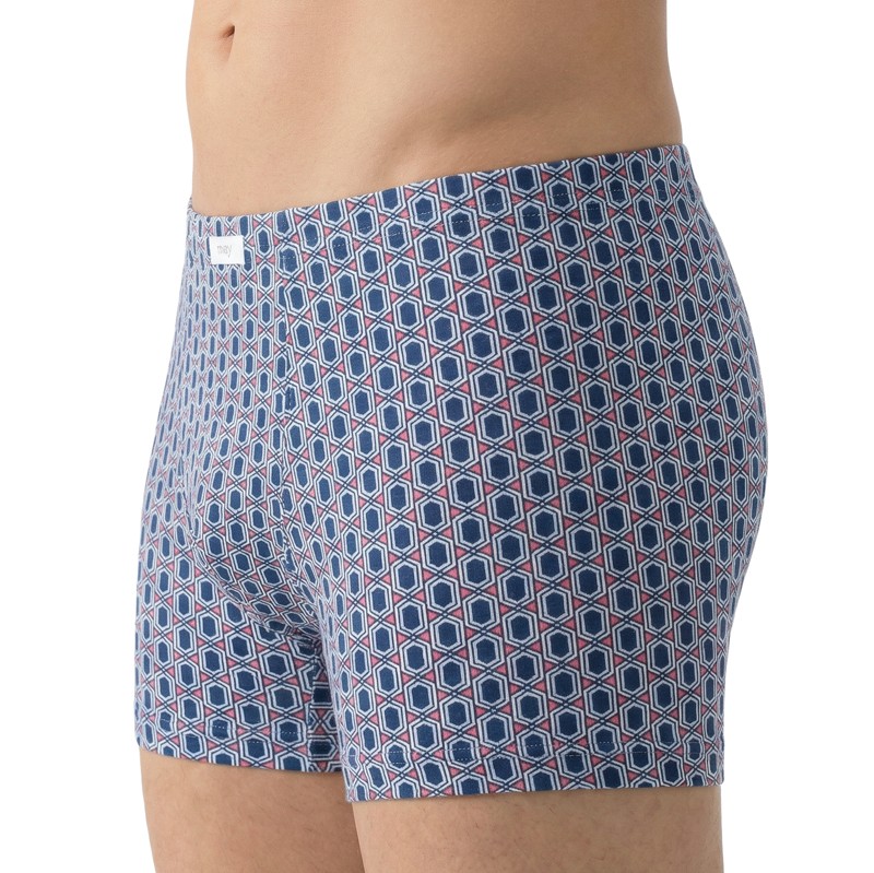 Mey_Shorty_Dunkelblau_gemustert