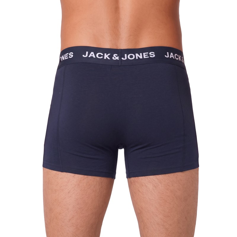 Jack & Jones 5-er Set Trunks Dunkelblau Schwarz verschiedene Muster
