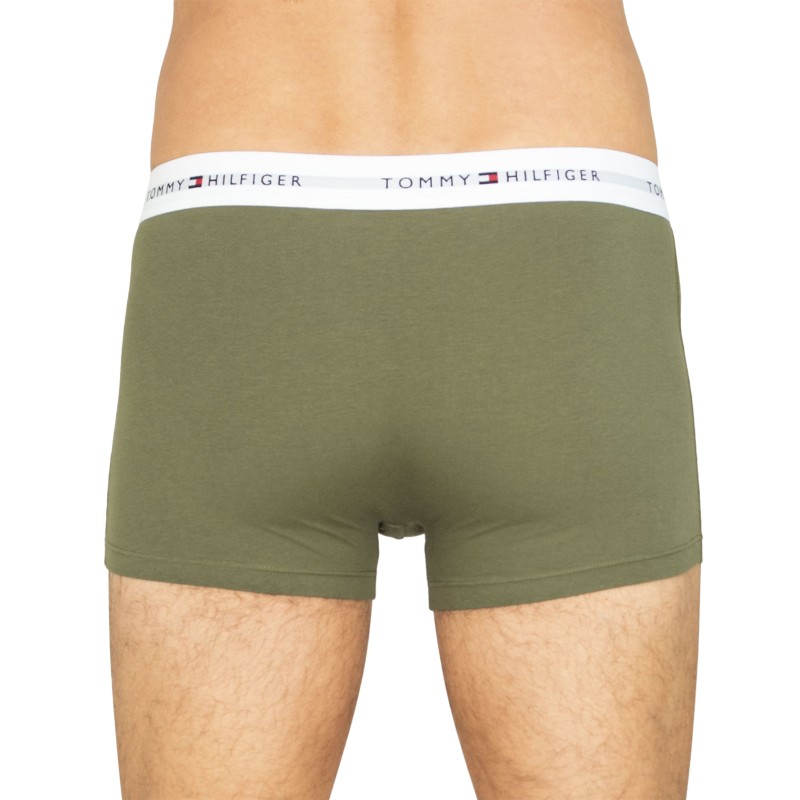Tommy Hilfiger 3-er Set Trunks Blau, Grün & Schwarz mit Webbund