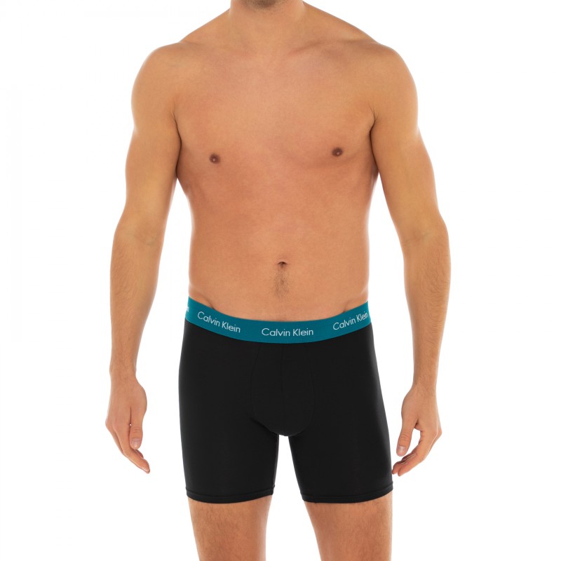 CalvinKlein_3-erSet_BoxerBriefs_Schwarz_verschiedenfarbigerWebbundCalvinKlein_3-erSet_BoxerBriefs_Schwarz_verschiedenfarbigerWebbund
