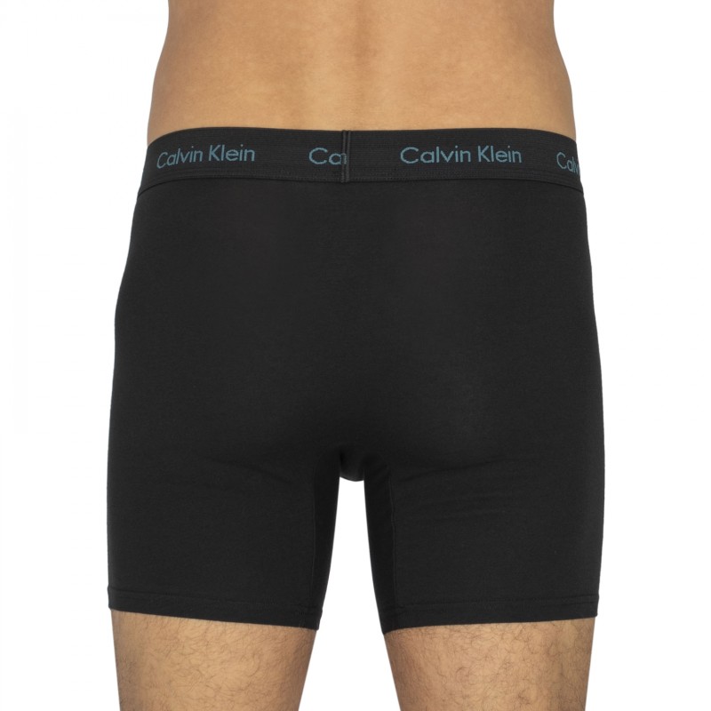 CalvinKlein_3-erSet_BoxerBriefs_Schwarz_mitverschiedenfarbigemWebbund