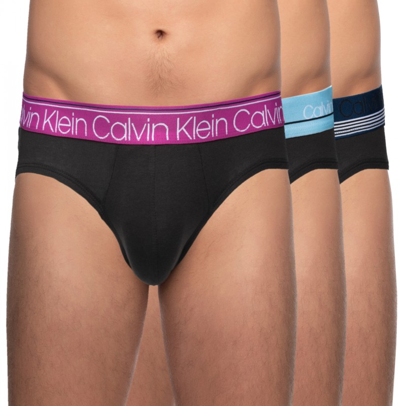 Boxerman_Herrenunterwäsche_Boxershorts_Calvin Klein_3-er Set_Slips_Schwarz