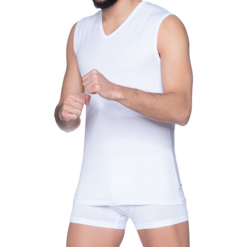 Mey_Muskel-Shirt_Dry Cotton_Weiss