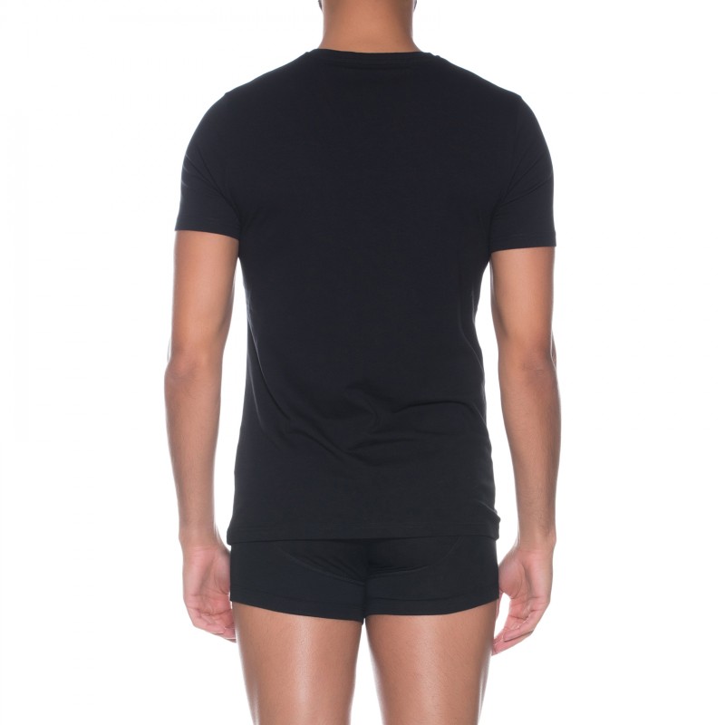 Joop!_2-er_Set_T-Shirts_mitV-Neck_Schwarz