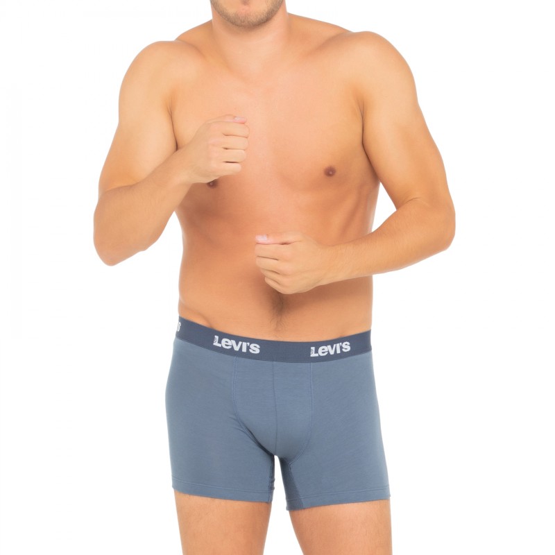 Levi's_3-er Set_Boxer Briefs_Dunkelblau & Blau