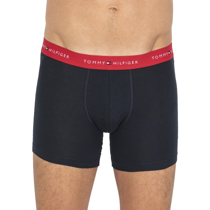 TommyHilfiger_3-erSet_Trunks_Blau_mitverschiedenfarbigemWebbund