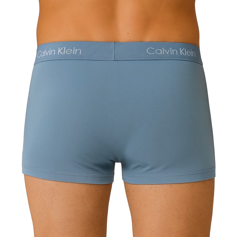 Calvin Klein 3-er Set Trunks Blau, Beige & Grün