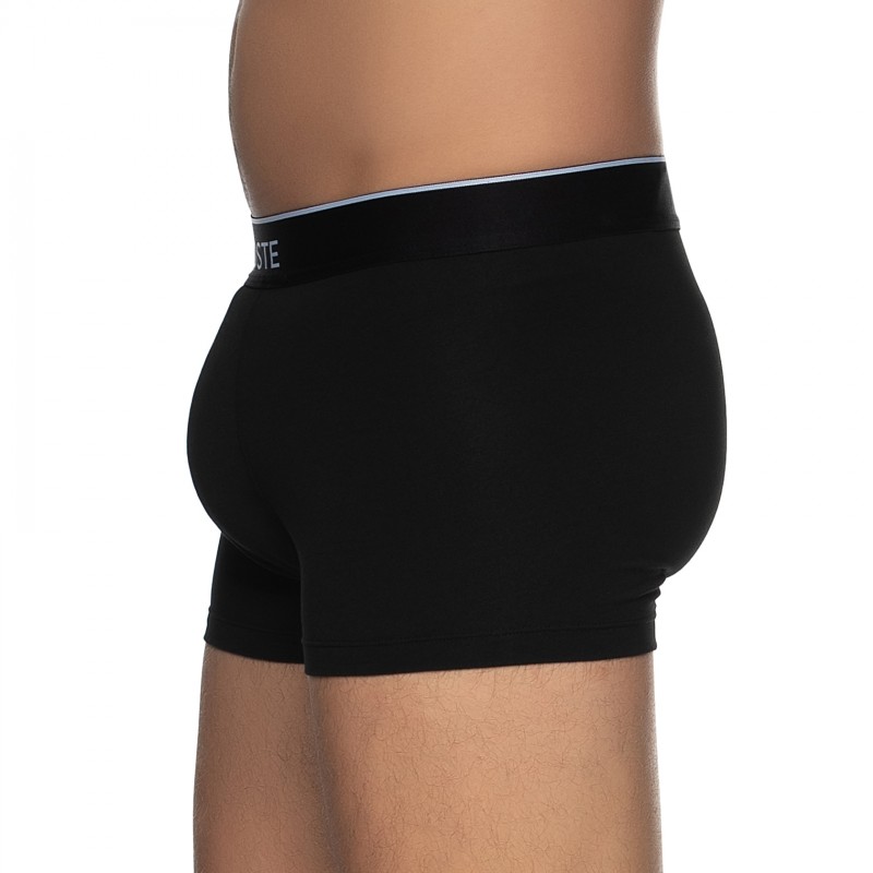 Boxerman_Herrenunterwäsche_Boxershorts_Lacoste_3-er Set_Trunks_Grau & Schwarz