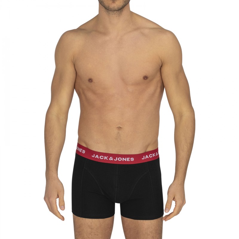 Jack & Jones_3-er Set_Trunks_Blau&Schwarz_mitMotiv