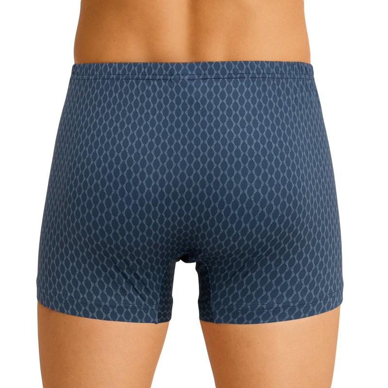 Boxerman_Mey_Trunk_Shorty_Blau_mit_All-Over_Print