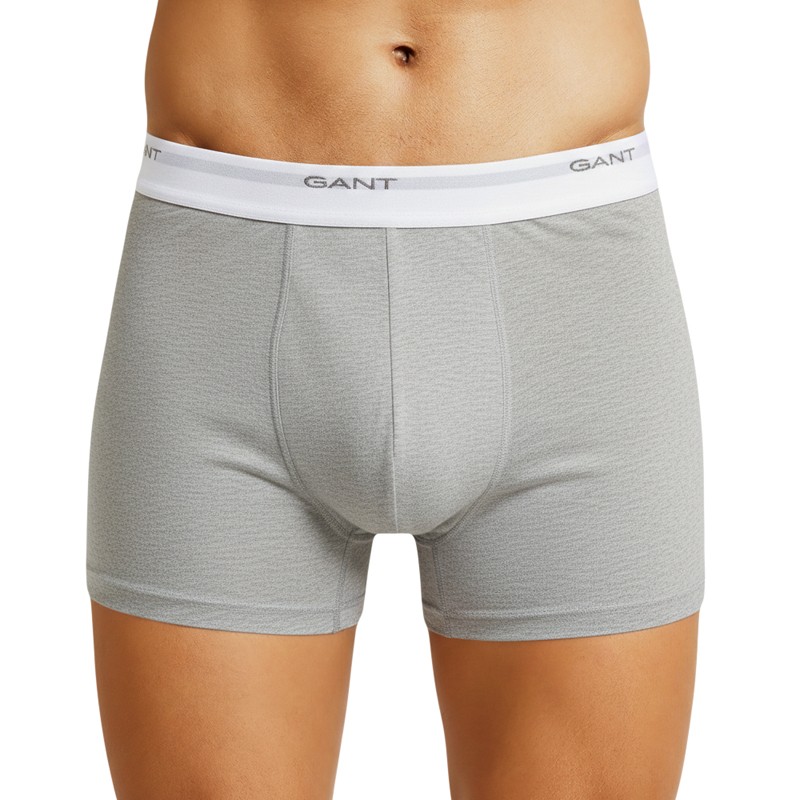 GANT_3-erSet_Trunks_Weiß_Hellgrau_Schwarz
