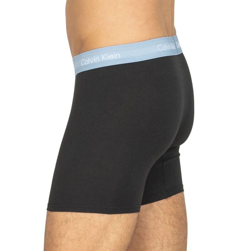 CalvinKlein_3-erSet_BoxerBriefs_Schwarz_mitverschiedenfarbigemWebbund