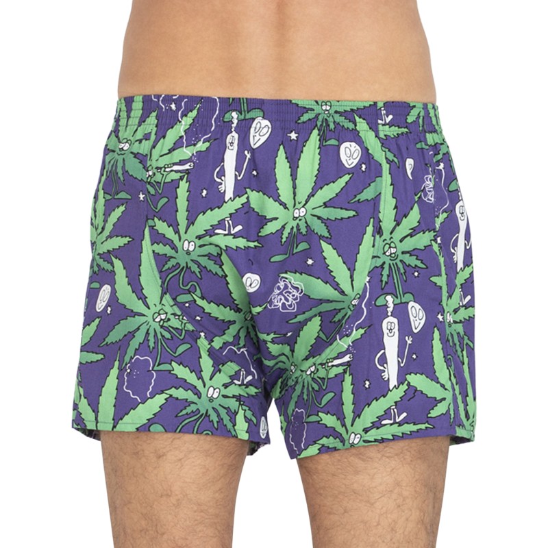 LousyLivin_2-erSet_Boxershorts_Violett&Blau_mitMotiv