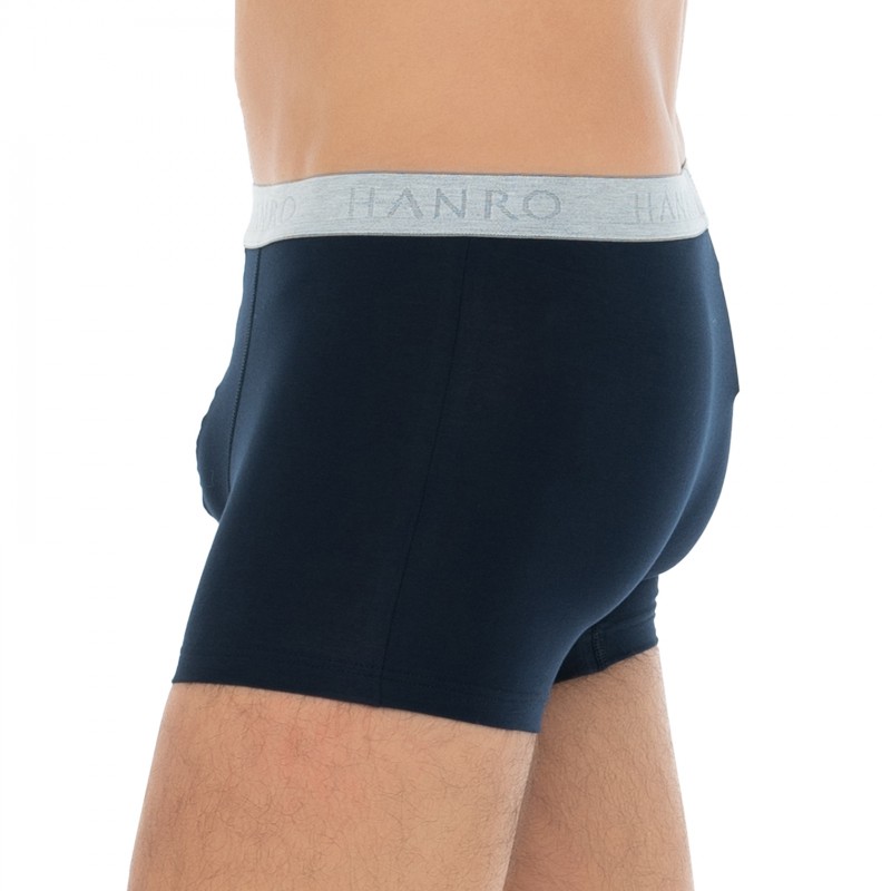 Hanro_2-erSet_Trunks_Blau&Grau
