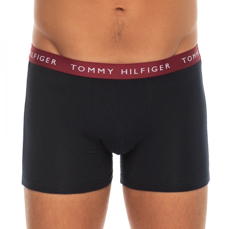 Tommy Hilfiger 5-er Set Trunks Blau mit verschiedenfarbigen Webbund