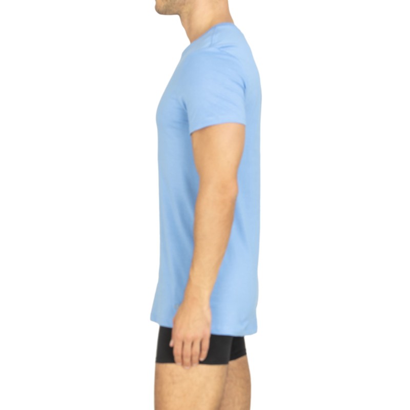 Calvin Klein 3-er Set T-Shirt Weiß, Grau & Blau