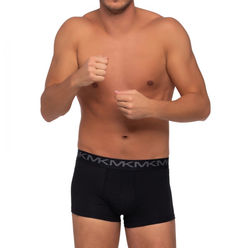 Boxerman_Boxershorts_Herrenunterwäsche_Michael Kors_3-er Set_Trunks_SchwarzBlau Grau