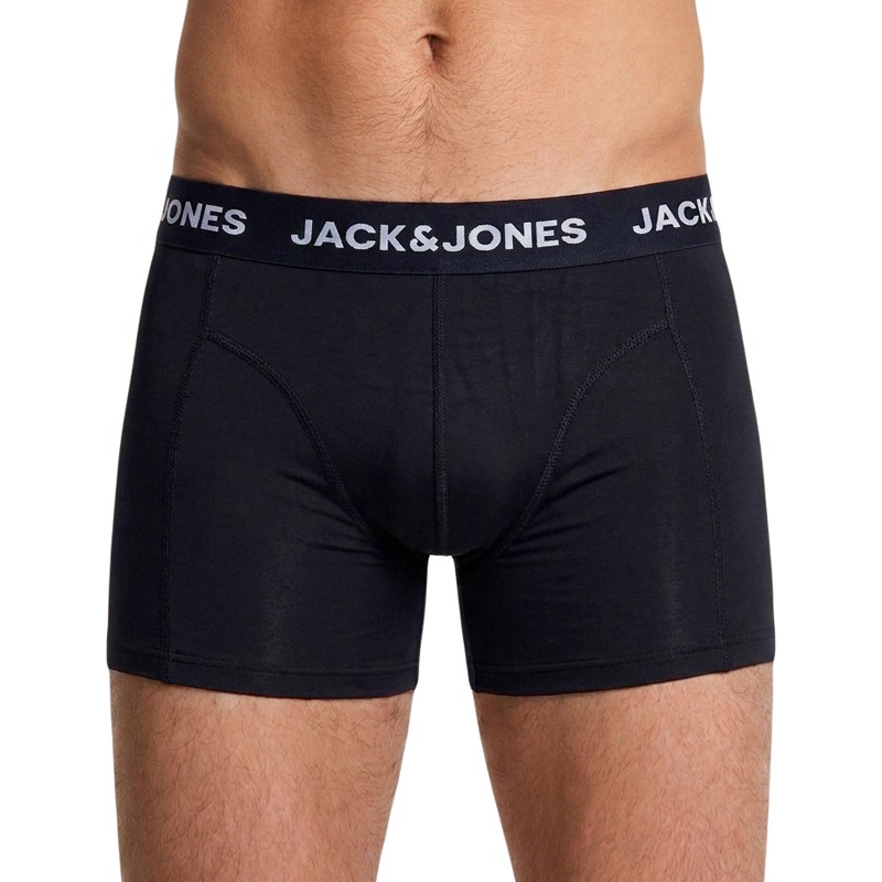 Jack & Jones 3-er Set Trunks Schwarz verschiedene Muster