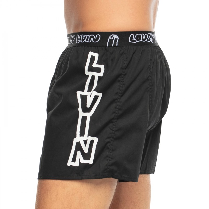LousyLivin_2-erSet_Boxershorts_Schwarz&Weiß