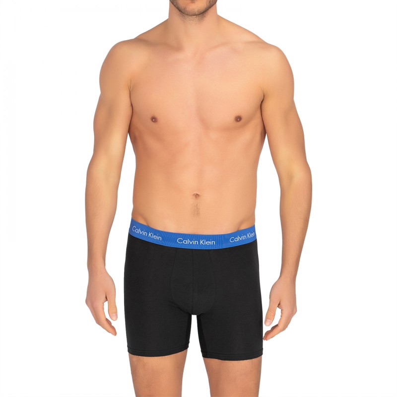 CalvinKlein_5-erSetBoxerBriefs_Schwarz_mitverschiedenfarbigemWebbund