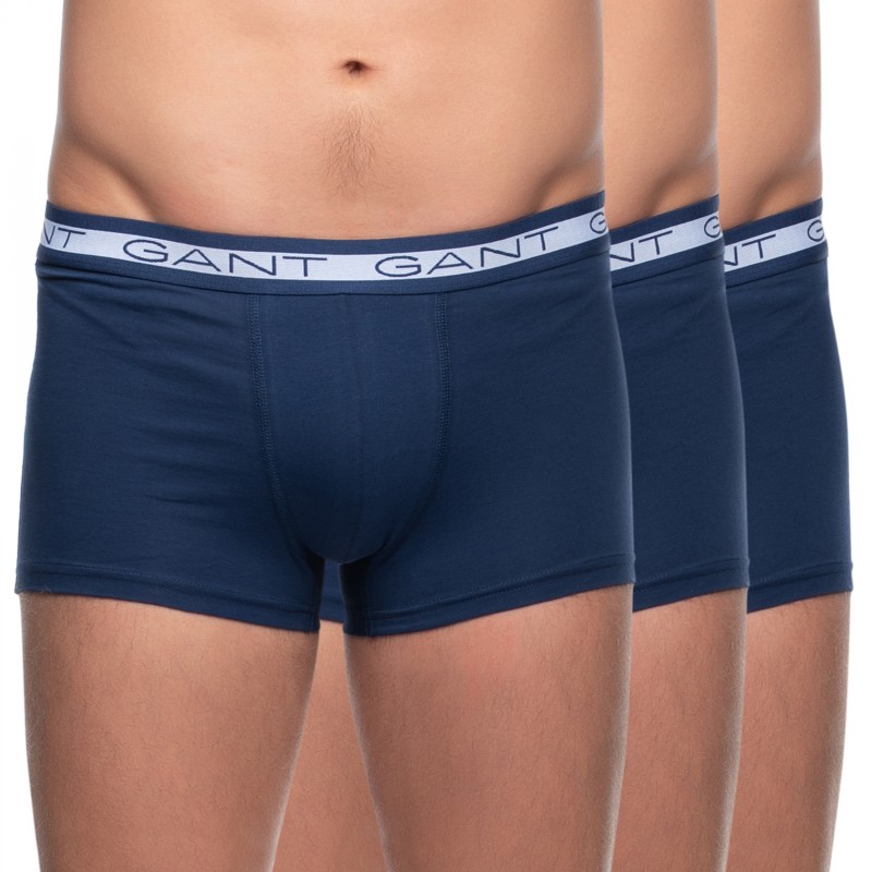 Boxerman_Herrenunterwäsche_Boxershorts_GANT_3-er Set_Trunks_Dunkelblau