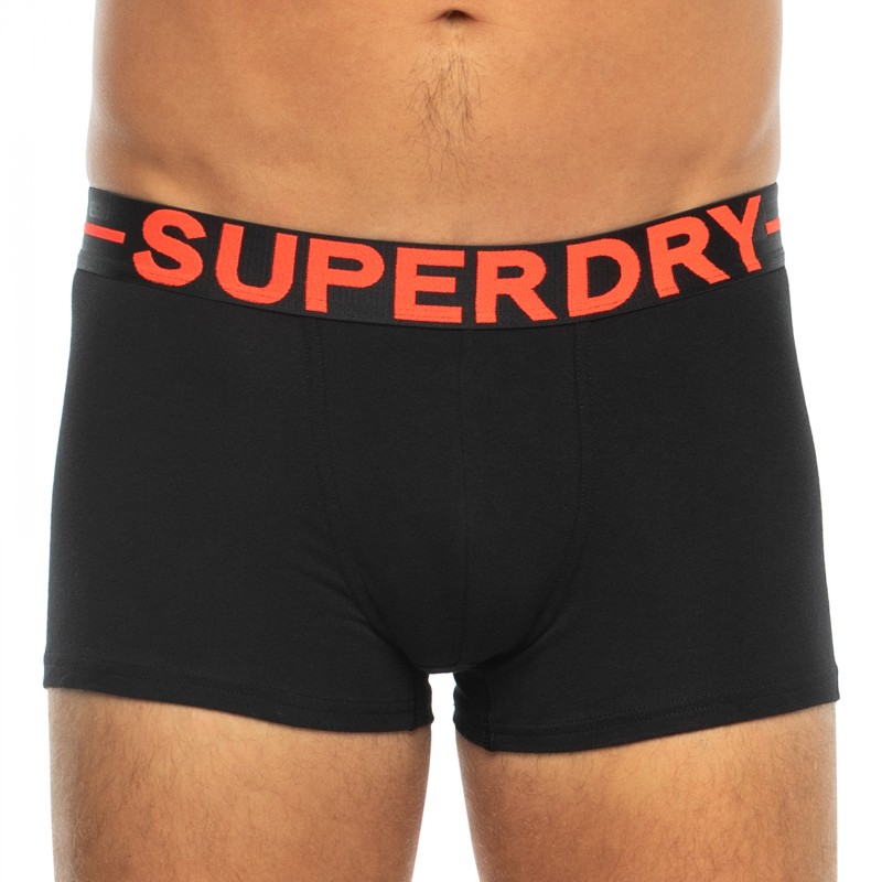 Superdry_3-erSet_Trunks_Schwarz,Grau&Orange