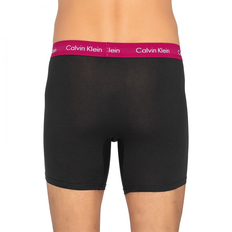 CalvinKlein_5-erSetBoxerBriefs_Schwarz_mitverschiedenfarbigemWebbund