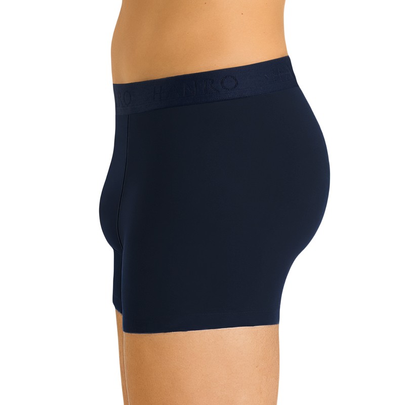 Hanro_2-erSet_Trunks_Blau_&_Schwarz