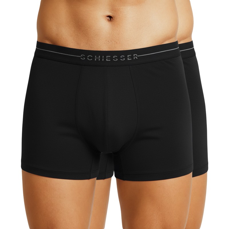 Schiesser_Trunks_2erSet_Schwarz