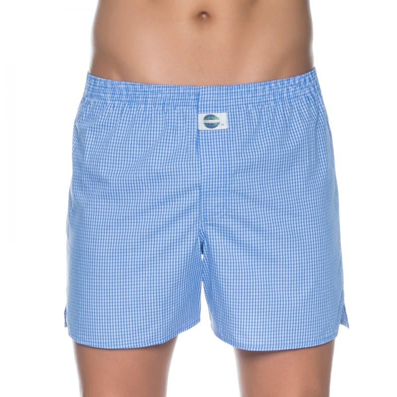 D.E.A.L International_Boxershorts_Blau_Kariert