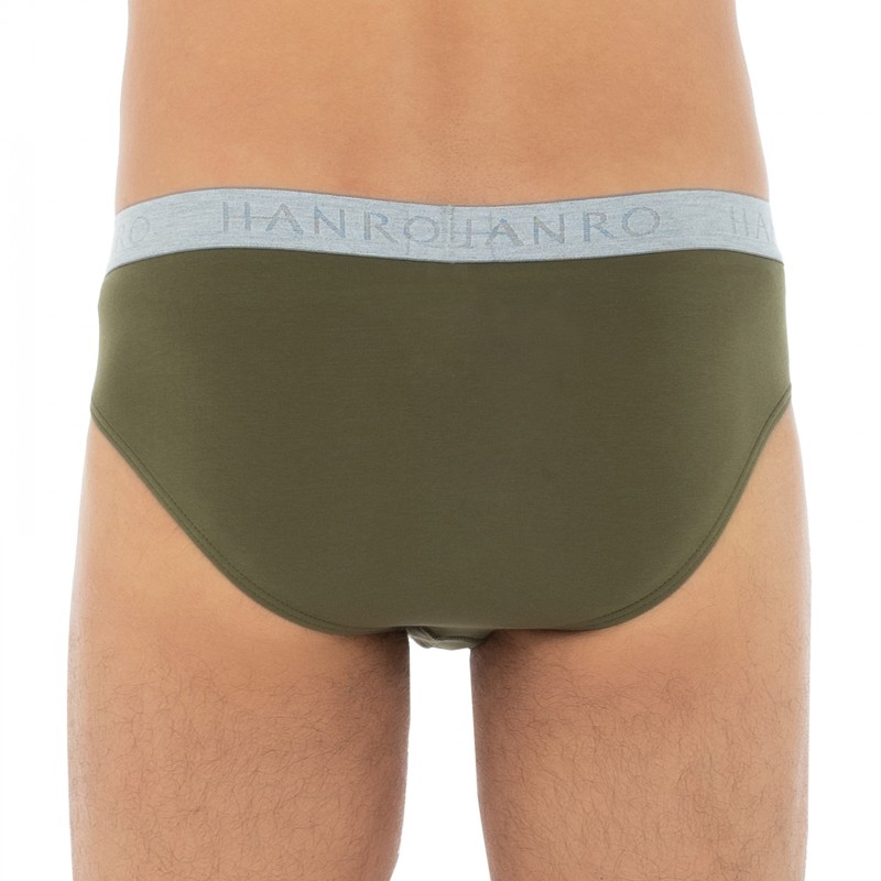 Hanro_2-erSet_Slips_Blau&Khaki