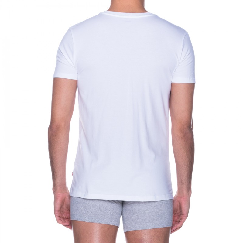 Levi's_2-er Set_T-Shirt_V-Ausschnitt_Weiß